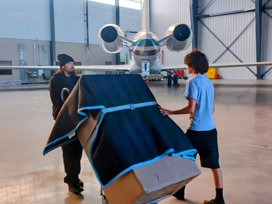 Ready for takeoff! Helping people move is always a