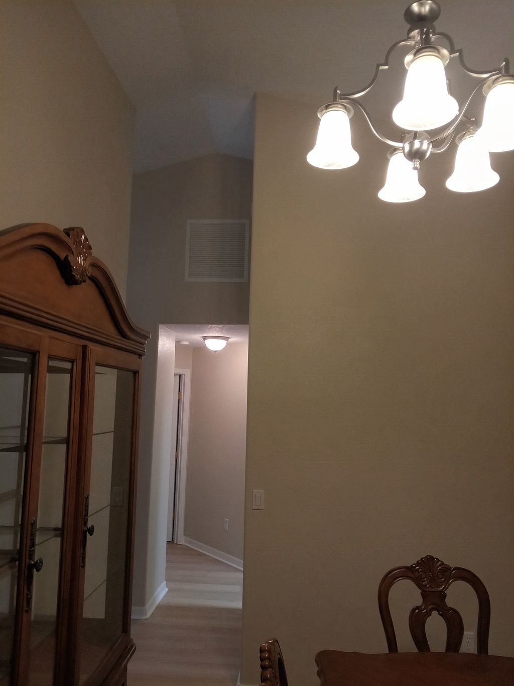 New paint for the walls and ceilings 4 rooms trim 