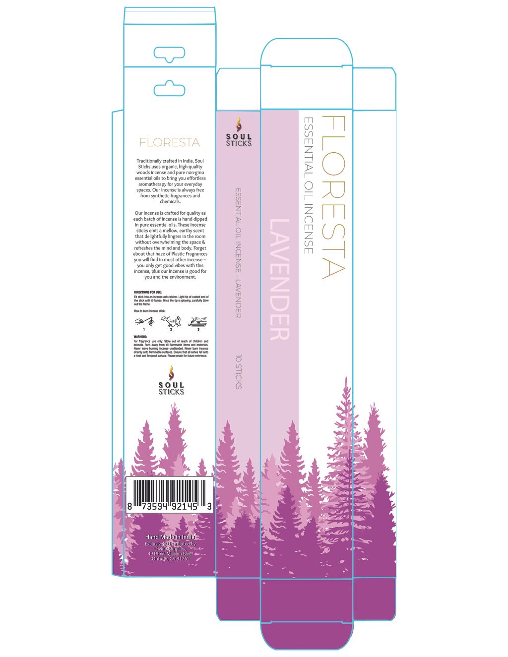 Incense Product Packaging Design