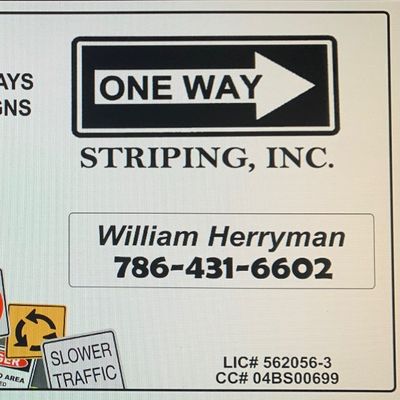 Avatar for ONE WAY STRIPING, INC