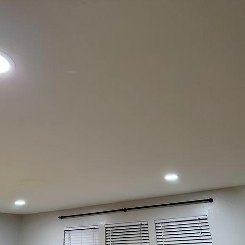 We had Ez electricals install recessed lighting in