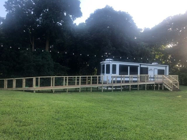 We have a trailer in the backyard for my wifes mot