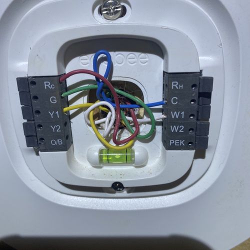 Thermostat install