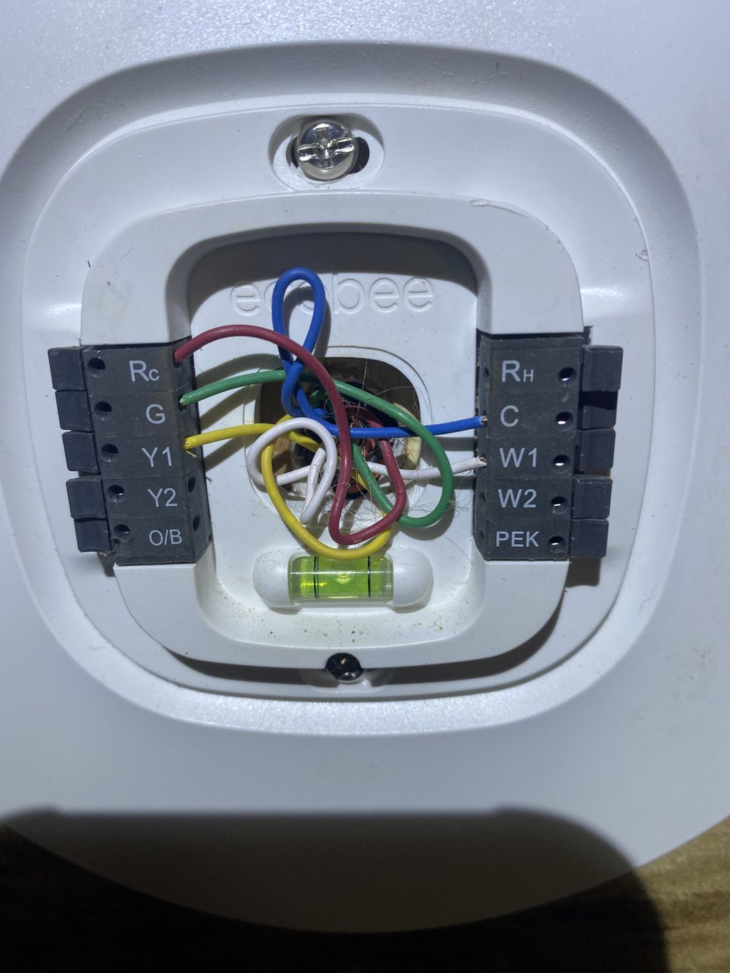 Thermostat install