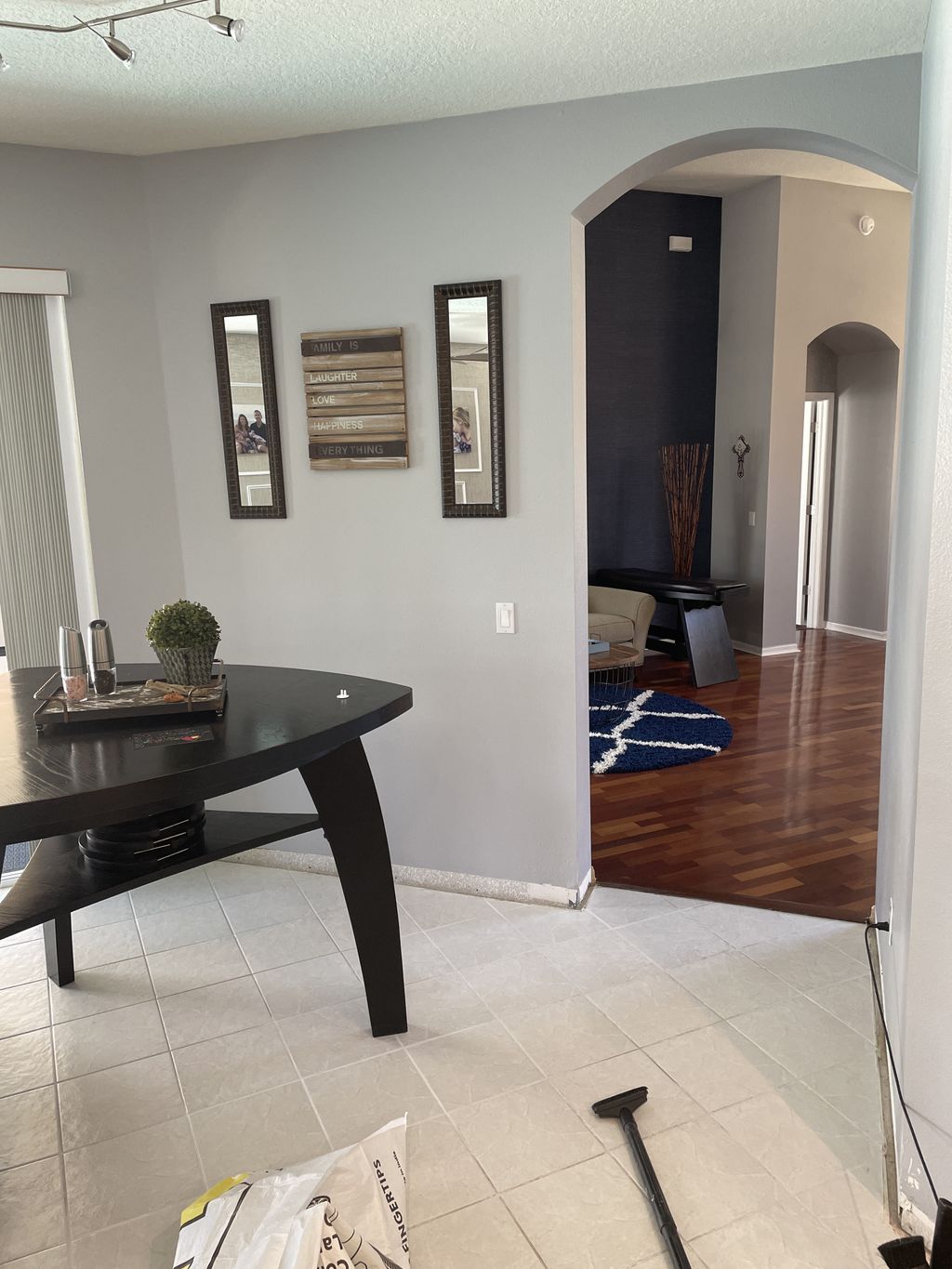 Original Tile replaced to large format