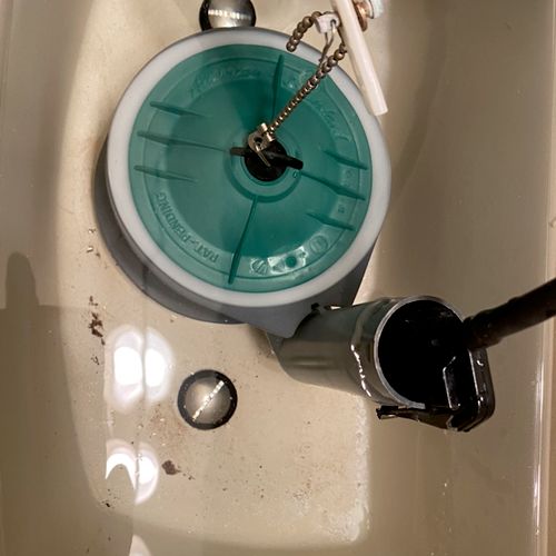 Old flush valve 