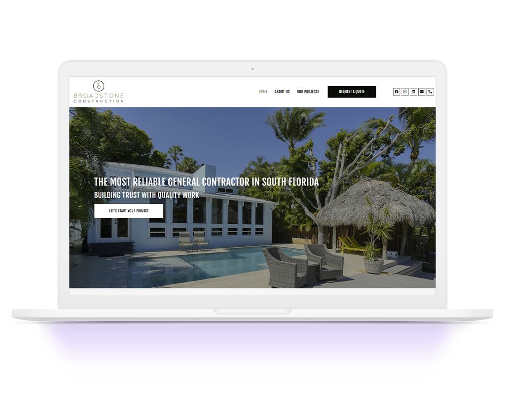 Web Design & Development for a general contractor