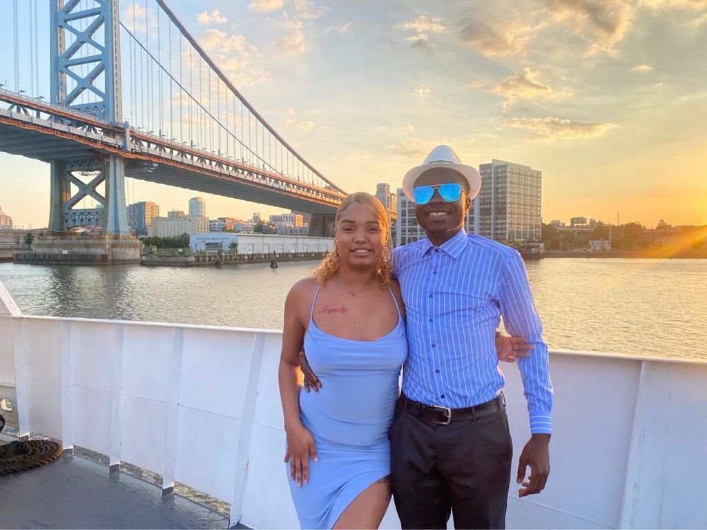 Me and my fiancée also my security