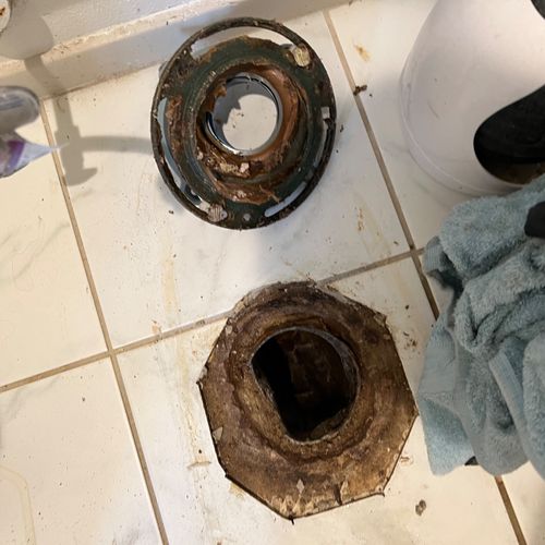 I had issues trying to put in a toilet flange into
