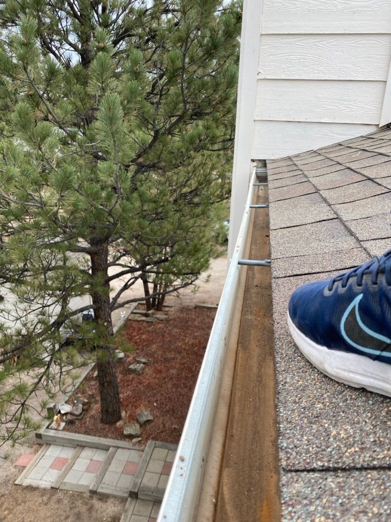 2nd Story Gutter Clean