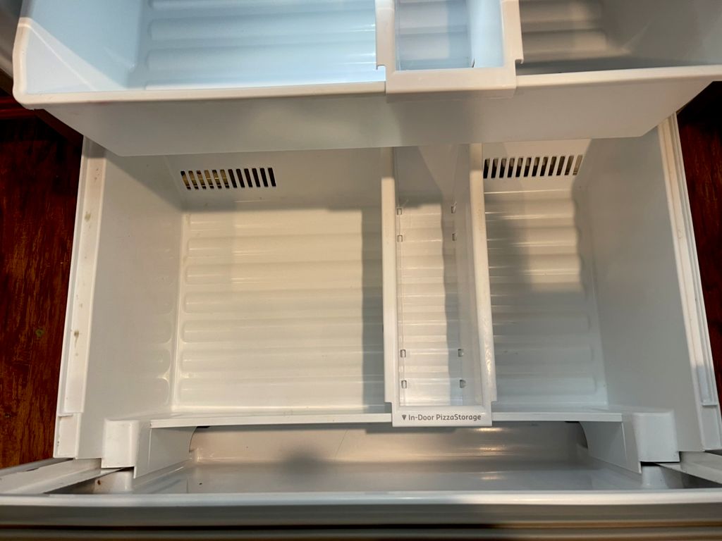Deep clean freezer - after