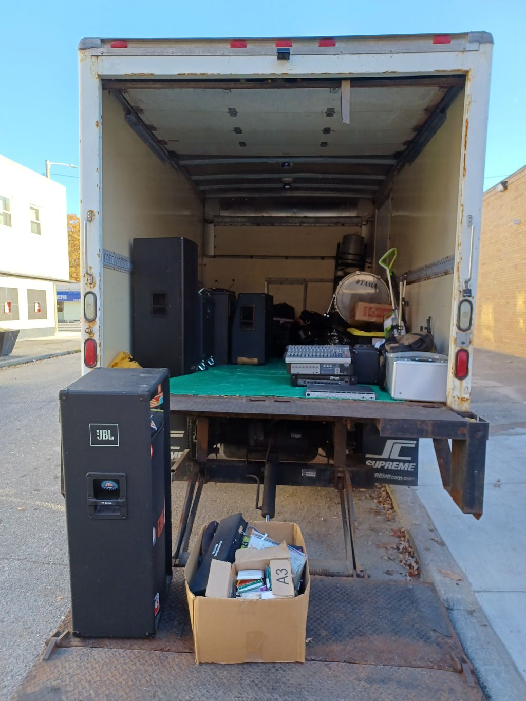 Moving a local bands equipment