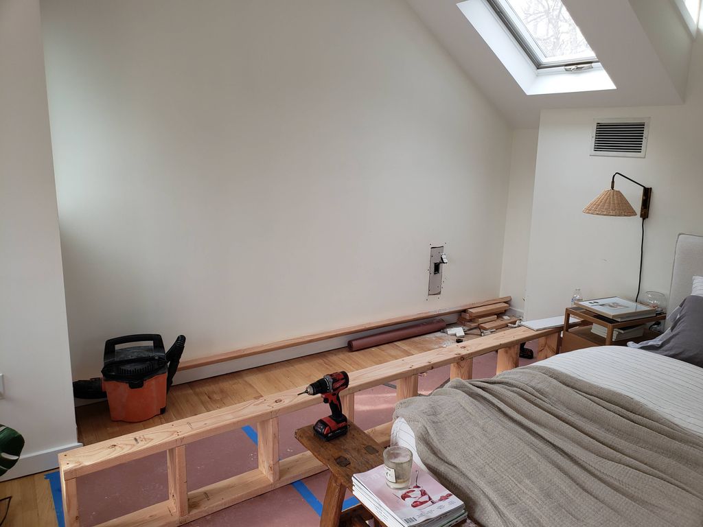 Building Custom footlocker w/ shelving niche