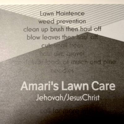 Avatar for Amari's lawn care