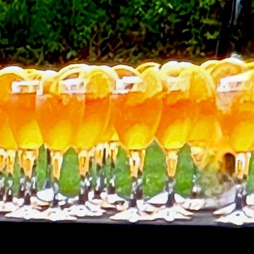 Our Aperol Spritz cocktail hour presentation at De