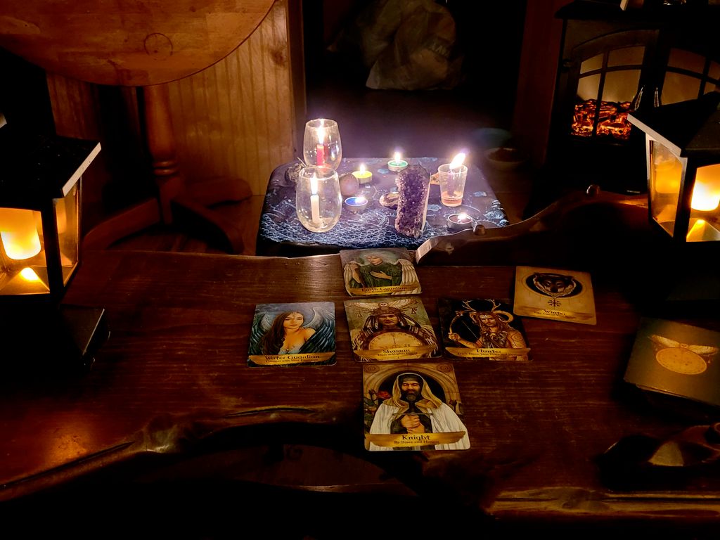 reading Spirit cards for direction and guidance 