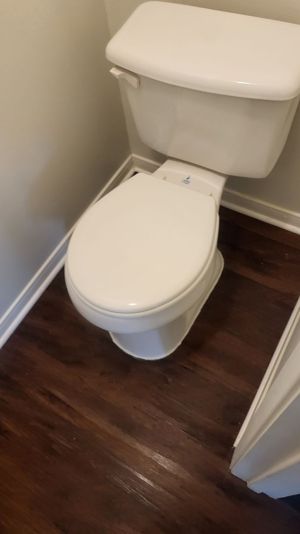 Replaced toilet flange and wax seal