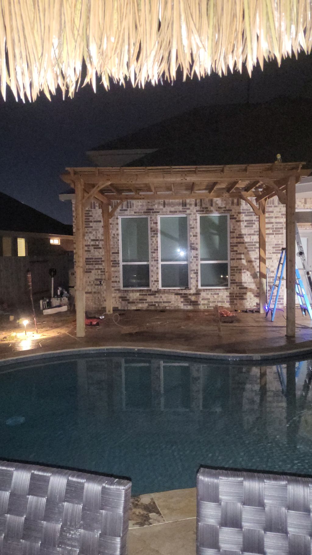 Assumed Pergola.  H.O. then wanted to raise it thr