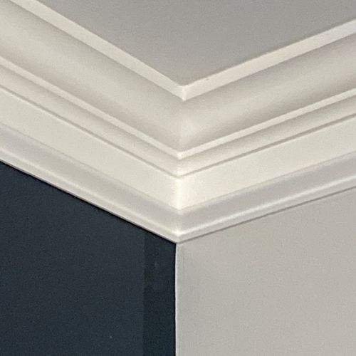 Steve is a master at installing crown molding and 