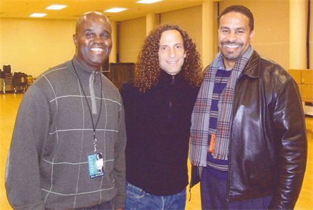 Backstage with Kenny G