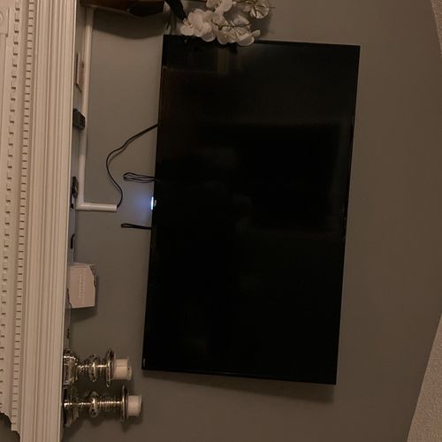I booked new service to get my tv mounted and inqu