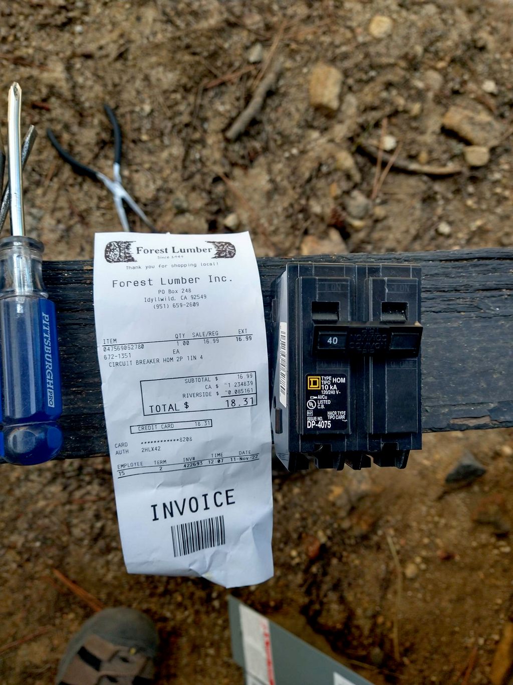 I always show customer what are they going to spen