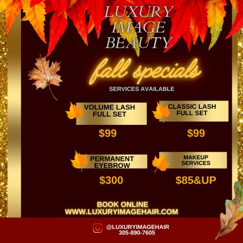 Fall specials all month long