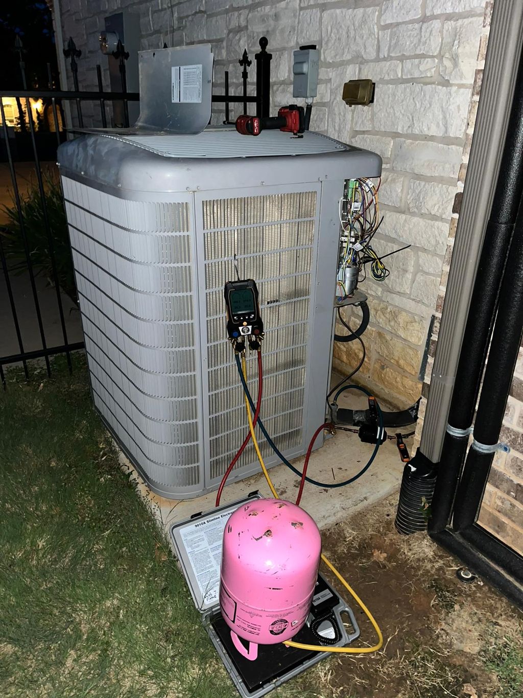 Night or Day Peace Heating and Air is on the JOB!