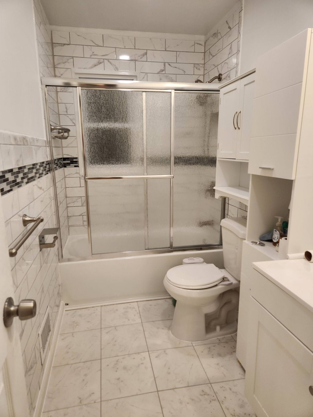 full bathroom remodel all tile work, tub, shower d