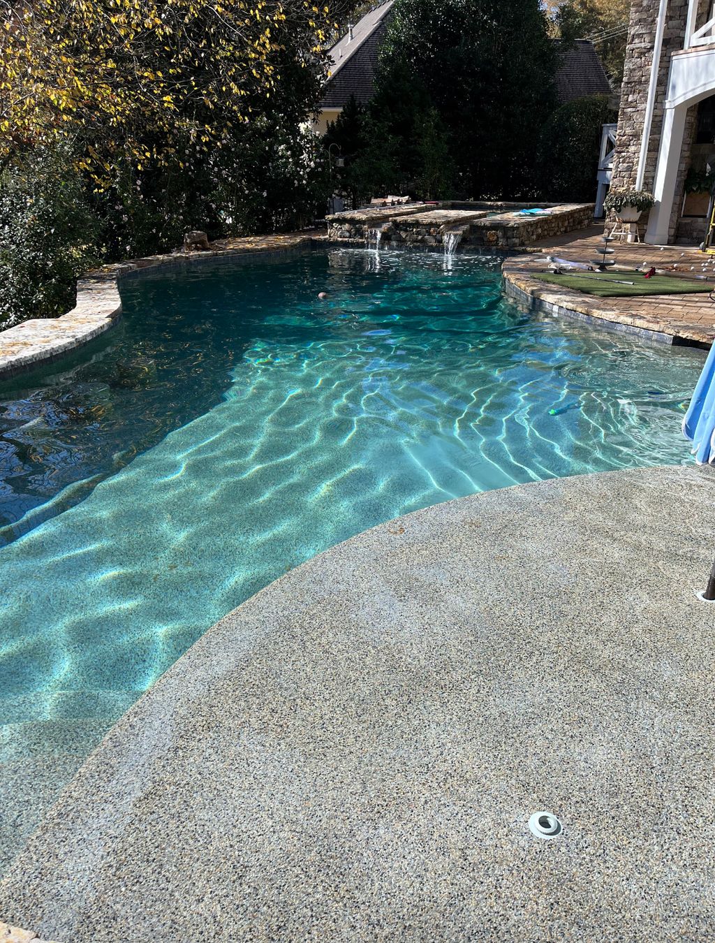 We balance chemicals to keep the pool so yummy
