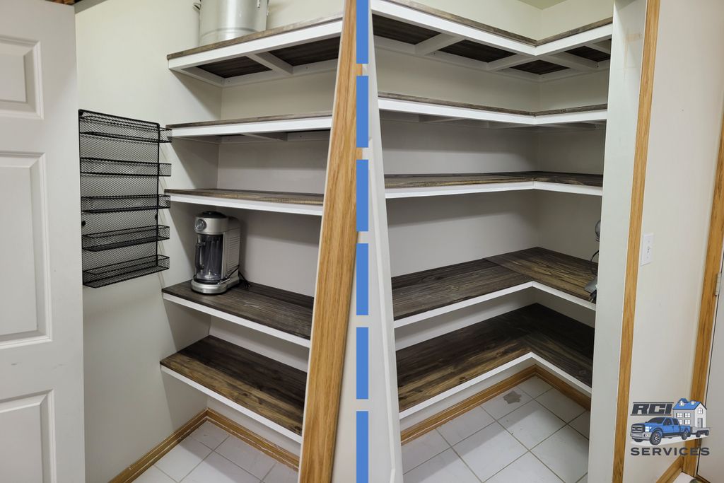 Custom Pantry Shelves