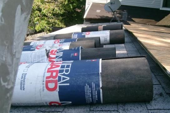 Underlayment just waiting to be installed!