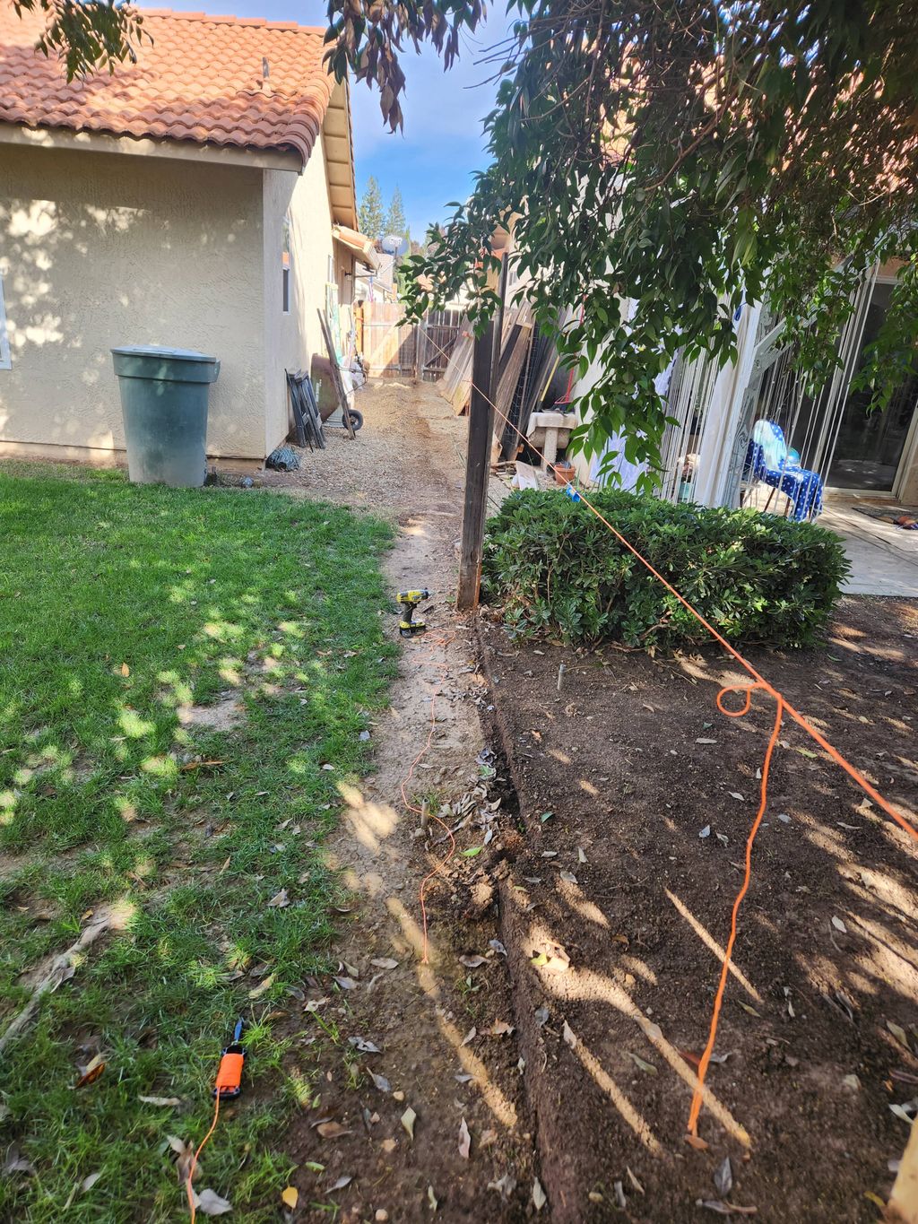 building fence