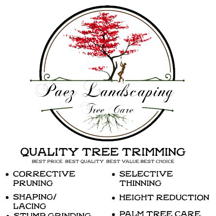 Paez Landscaping and Tree Care