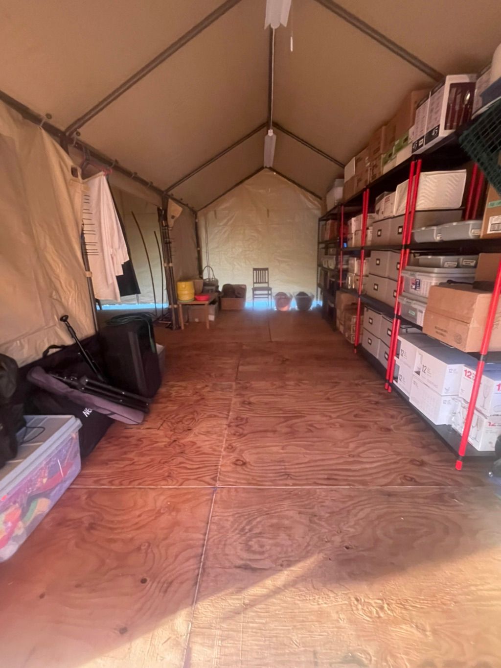 A temporary storage space 