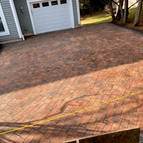 Brick Paver Pressure Washing and Re Sand 