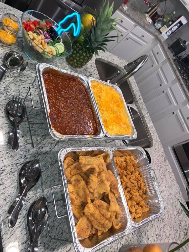 Birthday Party: Fried Shrimp, Catfish and Red Snap