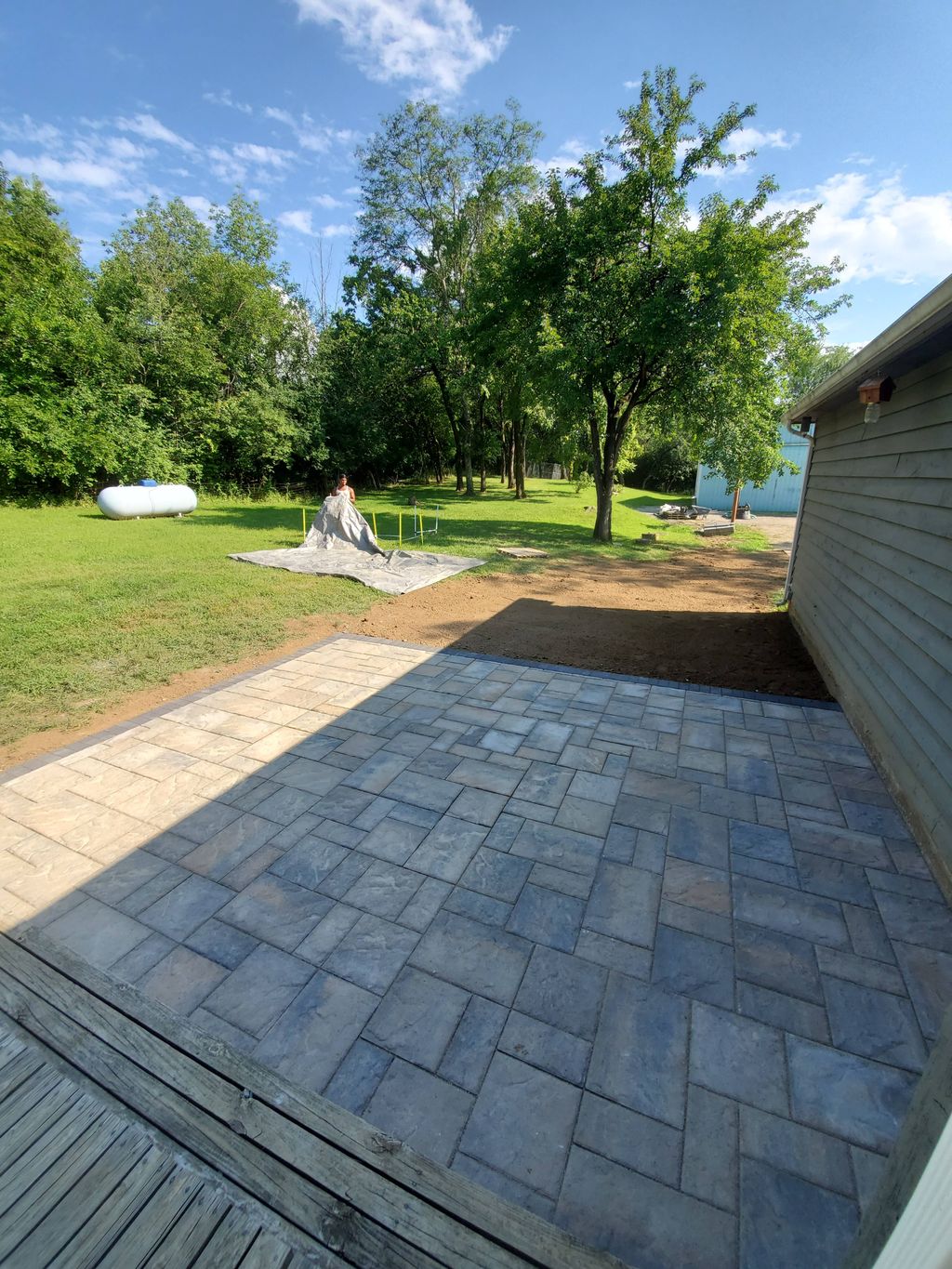 Paver Patio ! After!
