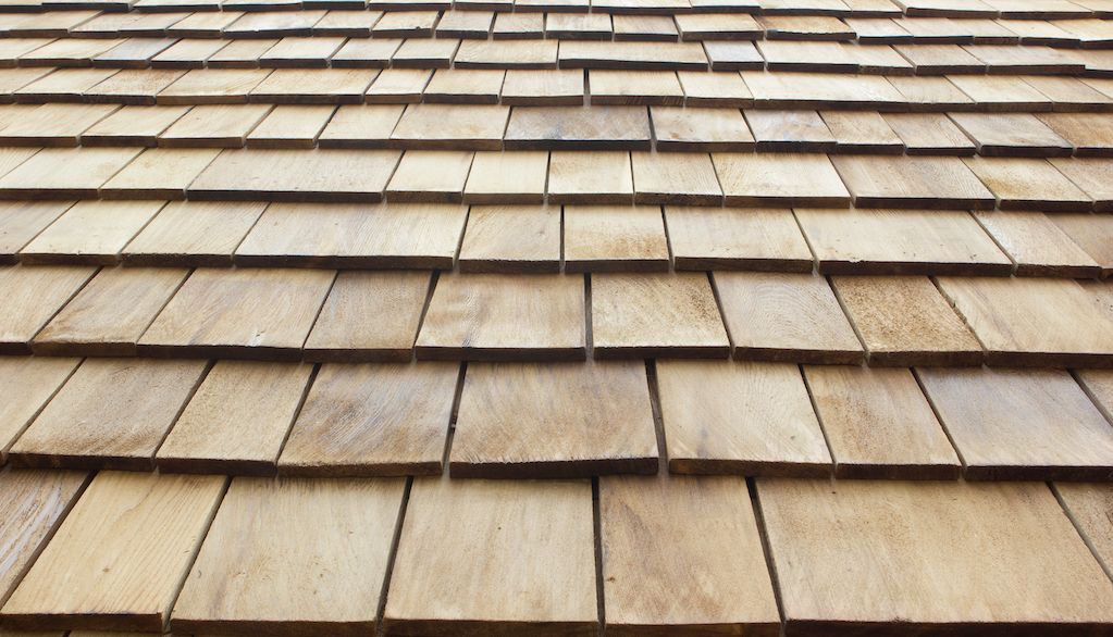roof wood shingles