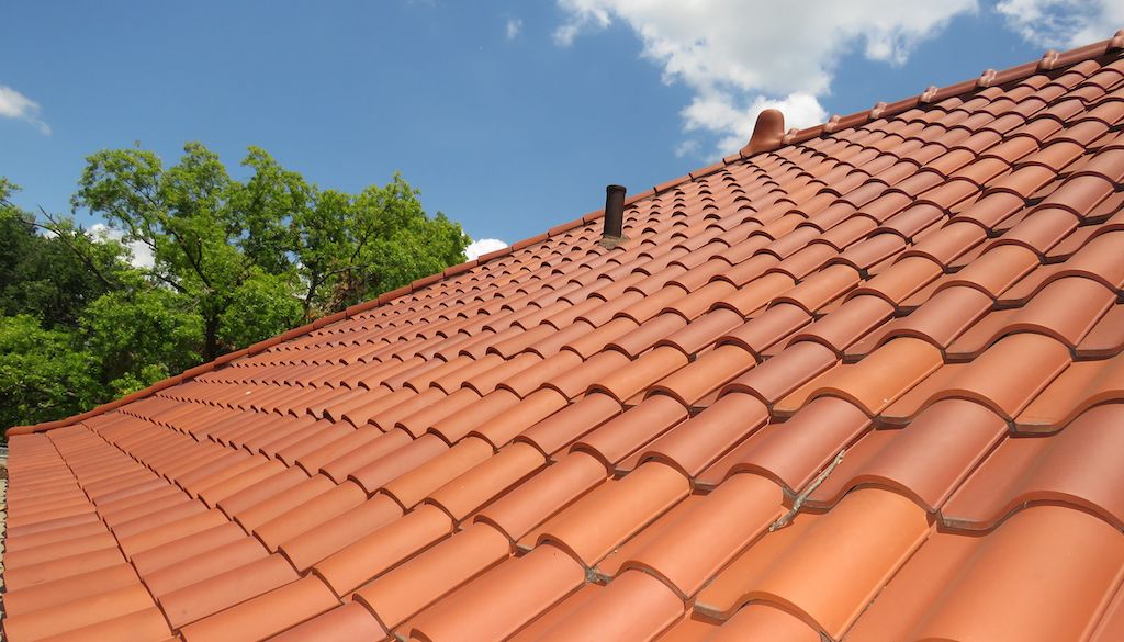 clay roof tiles