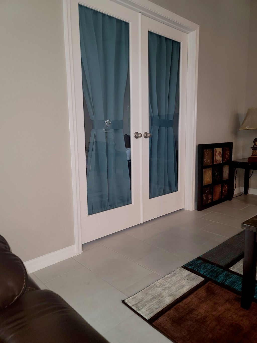 Tile and carpet ready for next guest