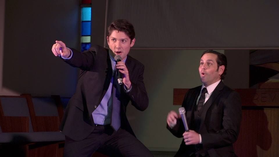 David singing with expression!