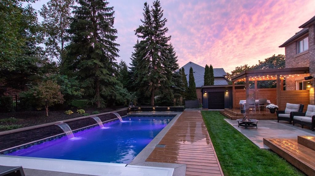 Exterior renovation and pool construction 