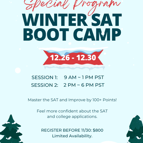 Winter SAT Boot Camp