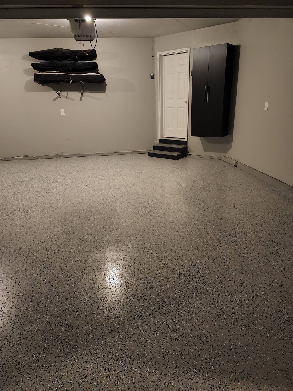 Garage walls & ceiling drywall finishing & paintin