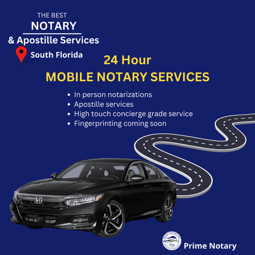 24 Hour Mobile Notary Services 