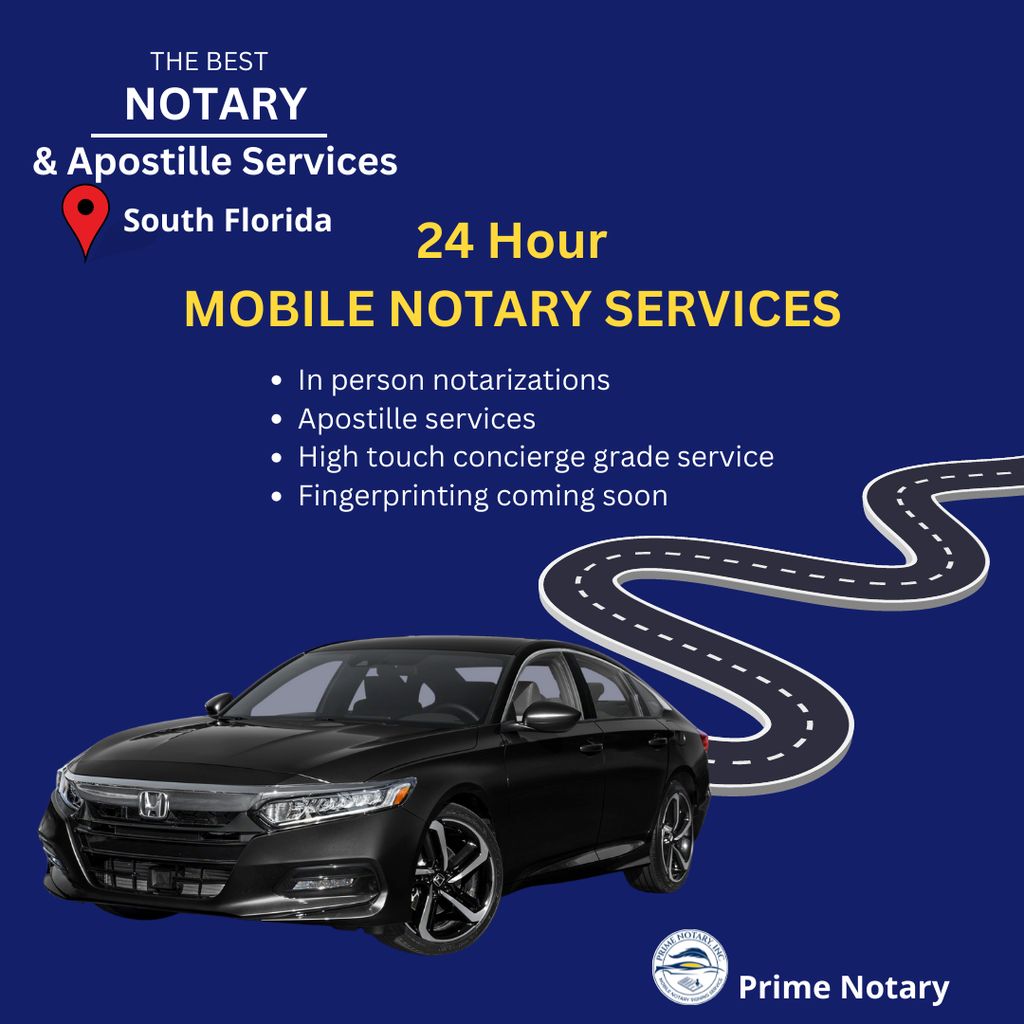 24 Hour Mobile Notary Services 