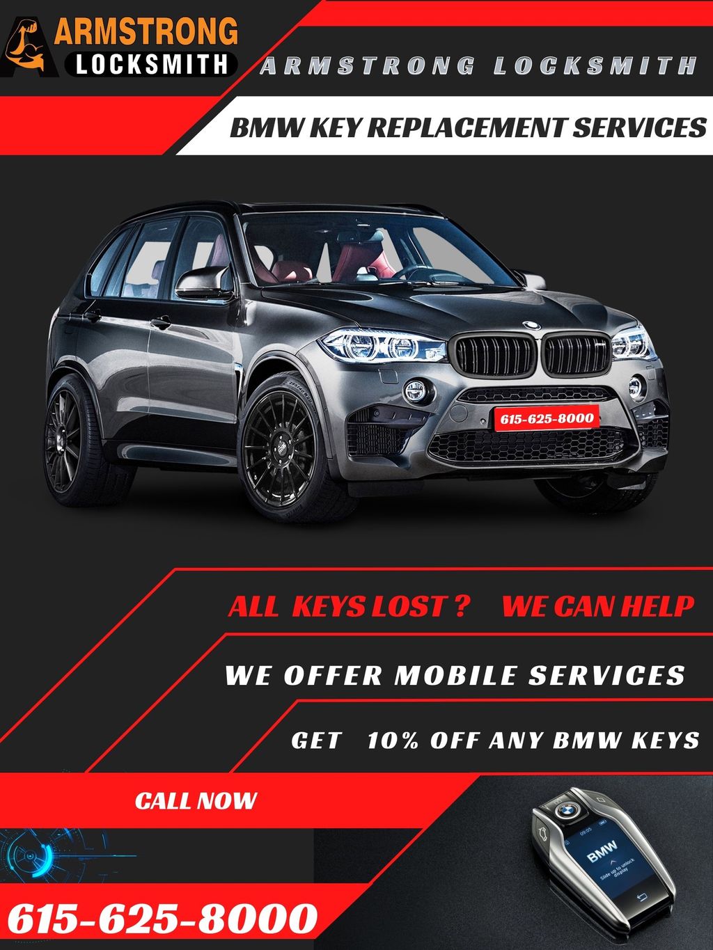 BMW Key replacement services