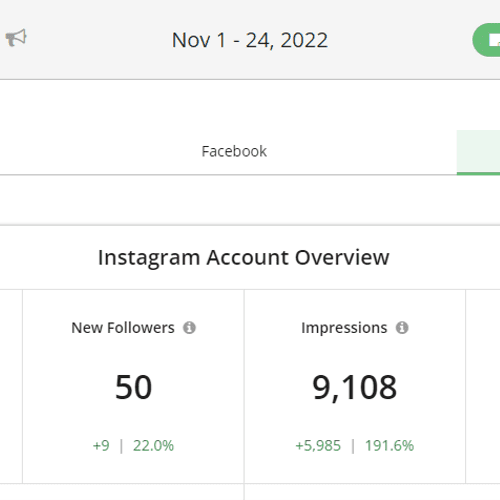 60-Day Results from Organic Social Marketing - Ins