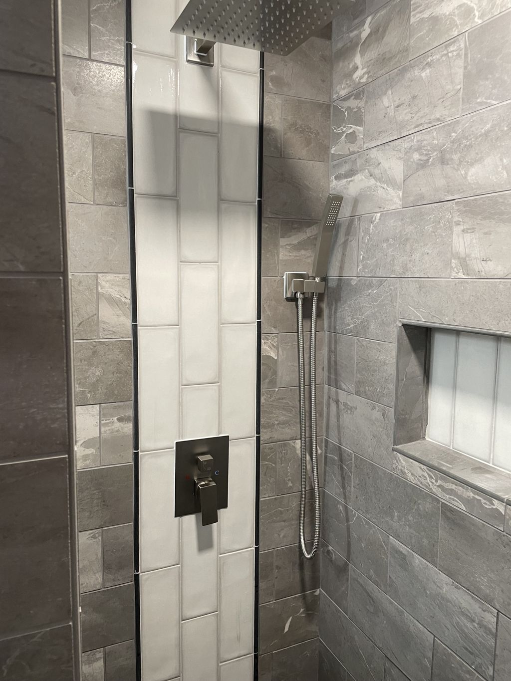Basement Bathroom Custom Shower
